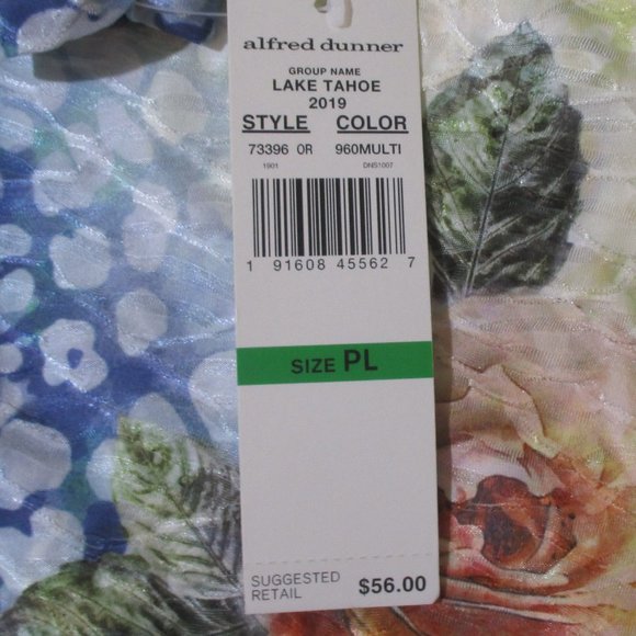 Alfred Dunner Lake Tahoe Textured Knit Top Size PL - Picture 2 of 7